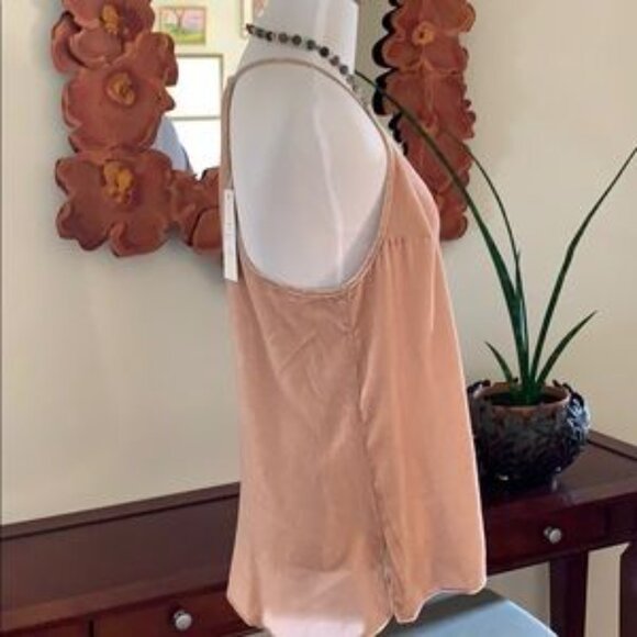Cami NYC the Whitney Velvet Racerback in Camel - Picture 6 of 8